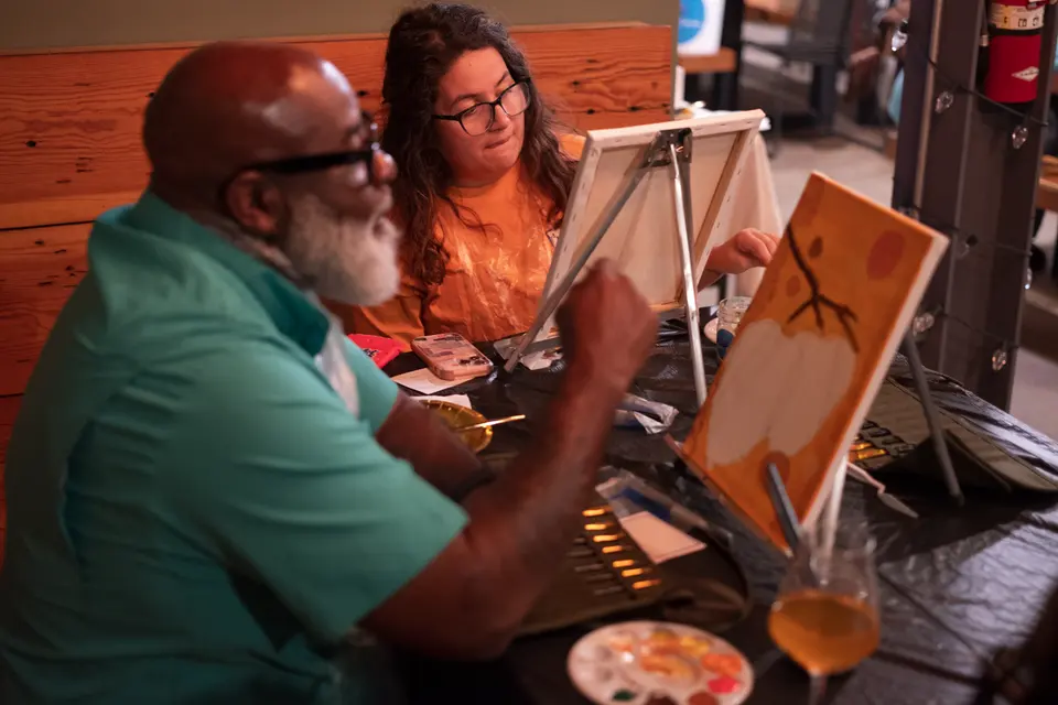 Photo 31 of 67, painting Autumn Leaves at Wild Yarrow Brewing