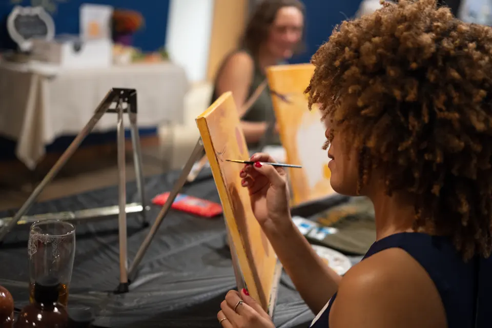 Photo 33 of 67, painting Autumn Leaves at Wild Yarrow Brewing