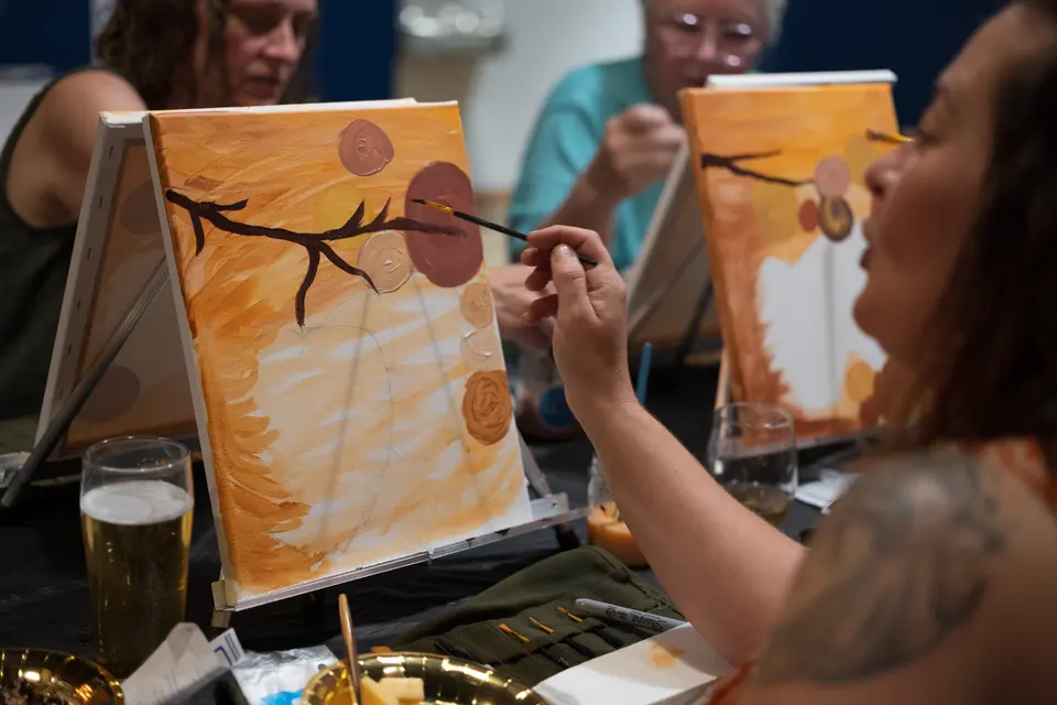 Photo 35 of 67, painting Autumn Leaves at Wild Yarrow Brewing