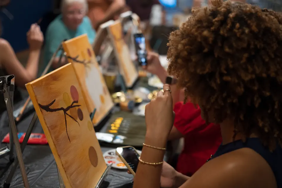 Photo 39 of 67, painting Autumn Leaves at Wild Yarrow Brewing
