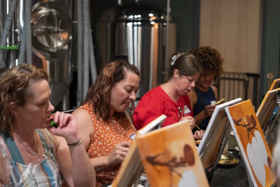 Photo 42 of 67, painting Autumn Leaves at Wild Yarrow Brewing