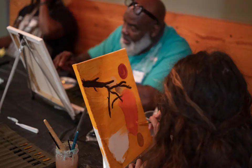 Photo 45 of 67, painting Autumn Leaves at Wild Yarrow Brewing