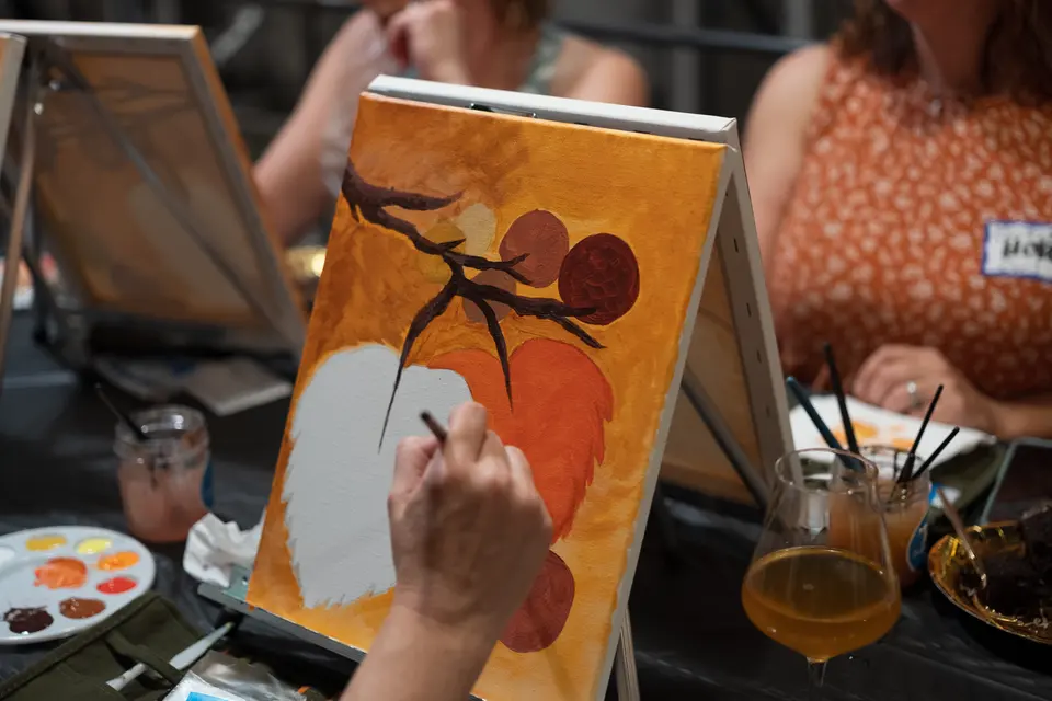 Photo 47 of 67, painting Autumn Leaves at Wild Yarrow Brewing