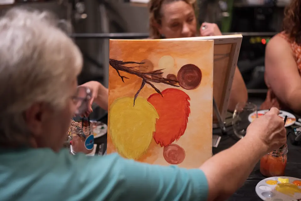 Photo 51 of 67, painting Autumn Leaves at Wild Yarrow Brewing