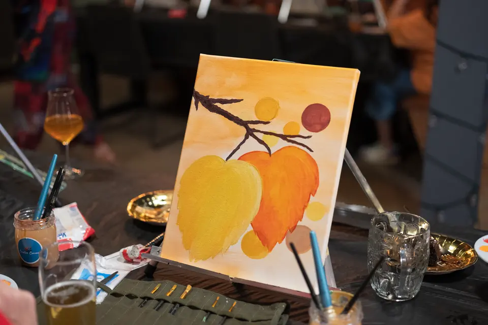 Photo 54 of 67, painting Autumn Leaves at Wild Yarrow Brewing
