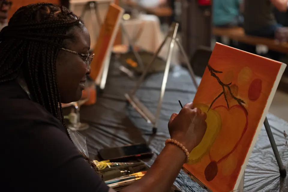Photo 57 of 67, painting Autumn Leaves at Wild Yarrow Brewing