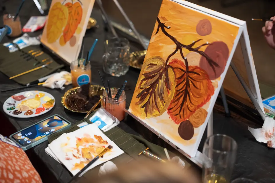 Photo 63 of 67, painting Autumn Leaves at Wild Yarrow Brewing