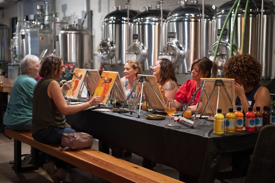 Photo 64 of 67, painting Autumn Leaves at Wild Yarrow Brewing