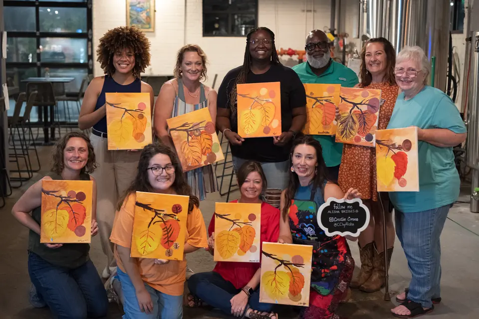 Photo 67 of 67, painting Autumn Leaves at Wild Yarrow Brewing