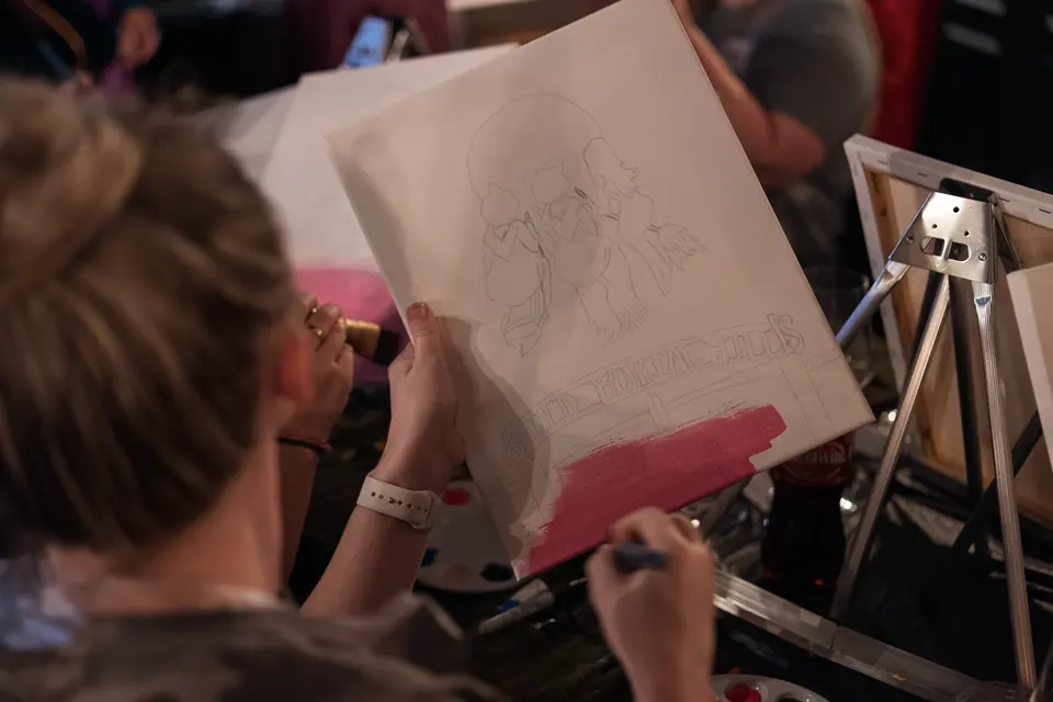 Photo 4 of 126, painting Hocus Pocus at Greenville Beer Exchange