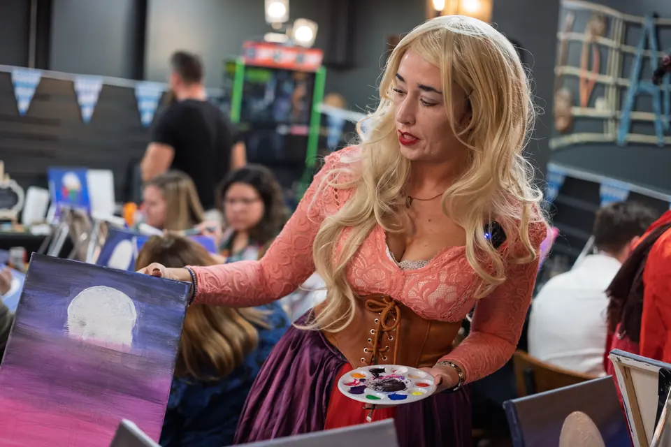 Photo 34 of 126, painting Hocus Pocus at Greenville Beer Exchange