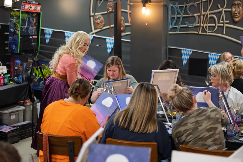 Photo 40 of 126, painting Hocus Pocus at Greenville Beer Exchange