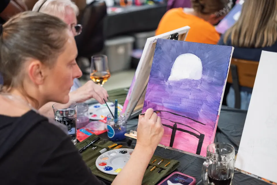 Photo 42 of 126, painting Hocus Pocus at Greenville Beer Exchange