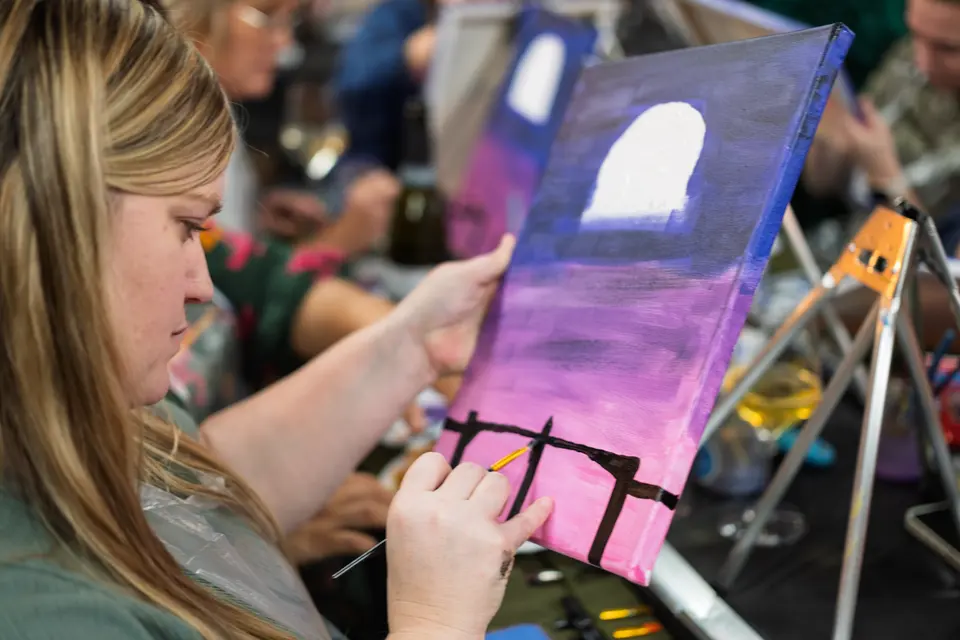 Photo 47 of 126, painting Hocus Pocus at Greenville Beer Exchange