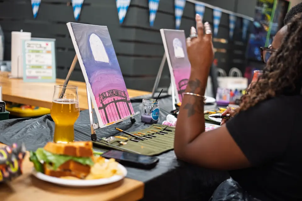 Photo 56 of 126, painting Hocus Pocus at Greenville Beer Exchange