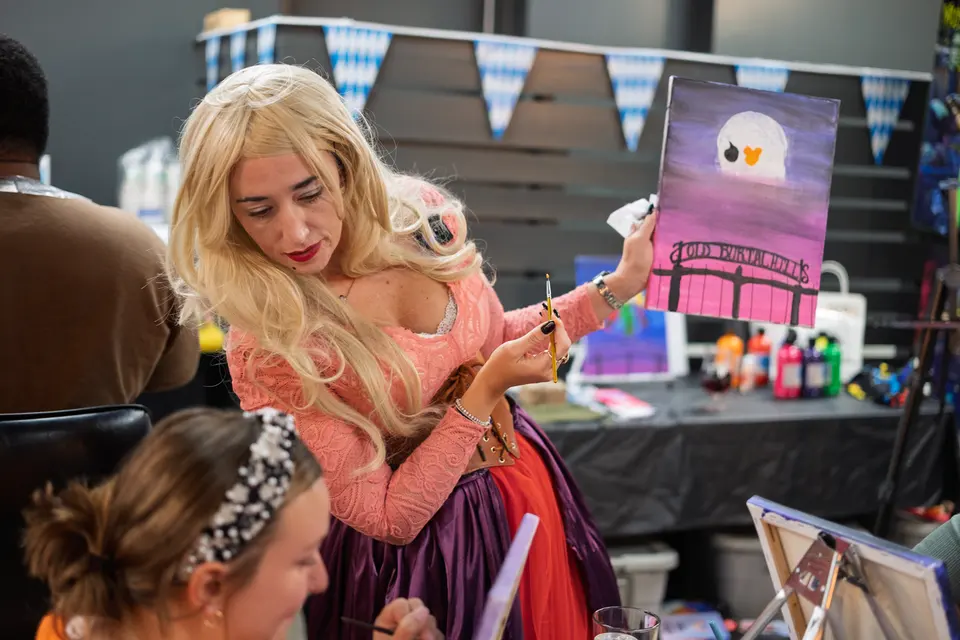 Photo 69 of 126, painting Hocus Pocus at Greenville Beer Exchange