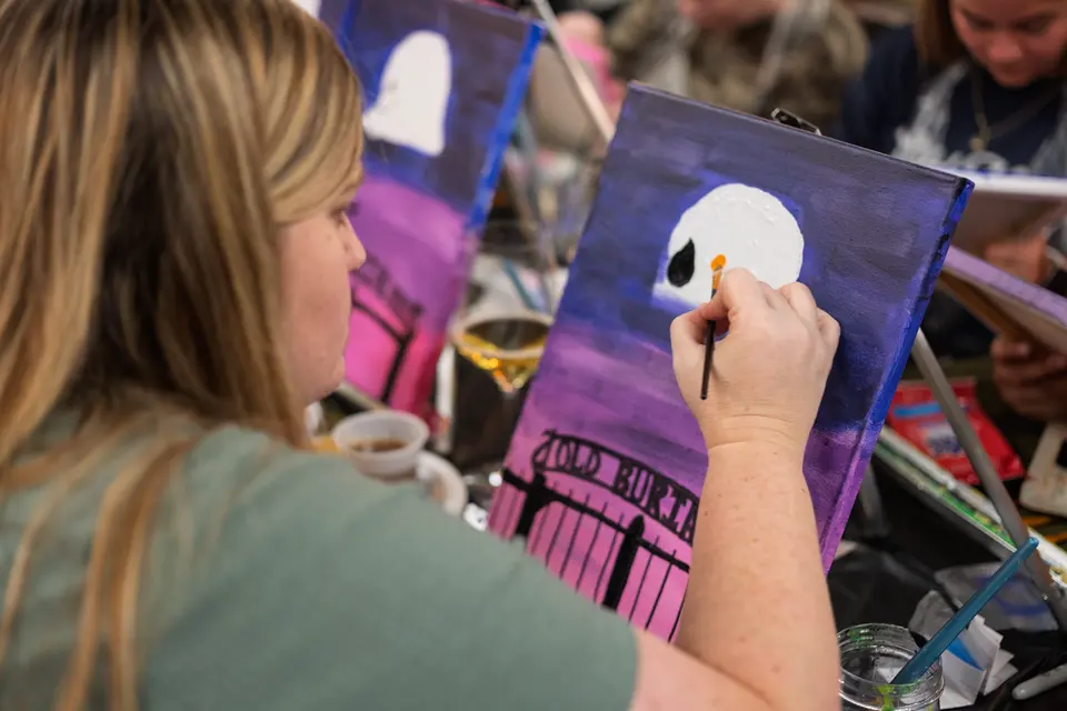 Photo 70 of 126, painting Hocus Pocus at Greenville Beer Exchange