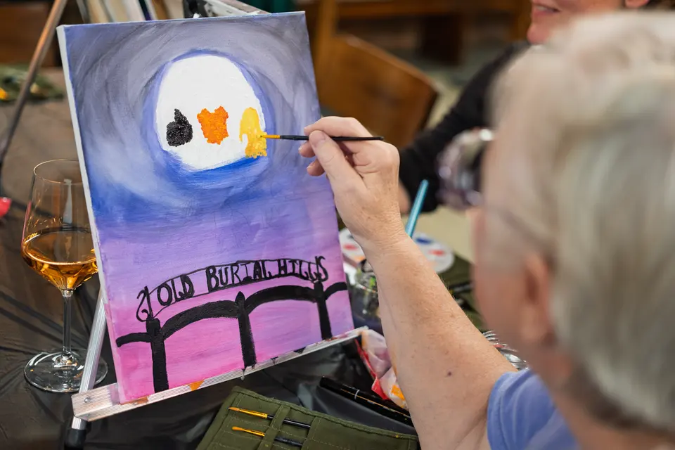 Photo 76 of 126, painting Hocus Pocus at Greenville Beer Exchange