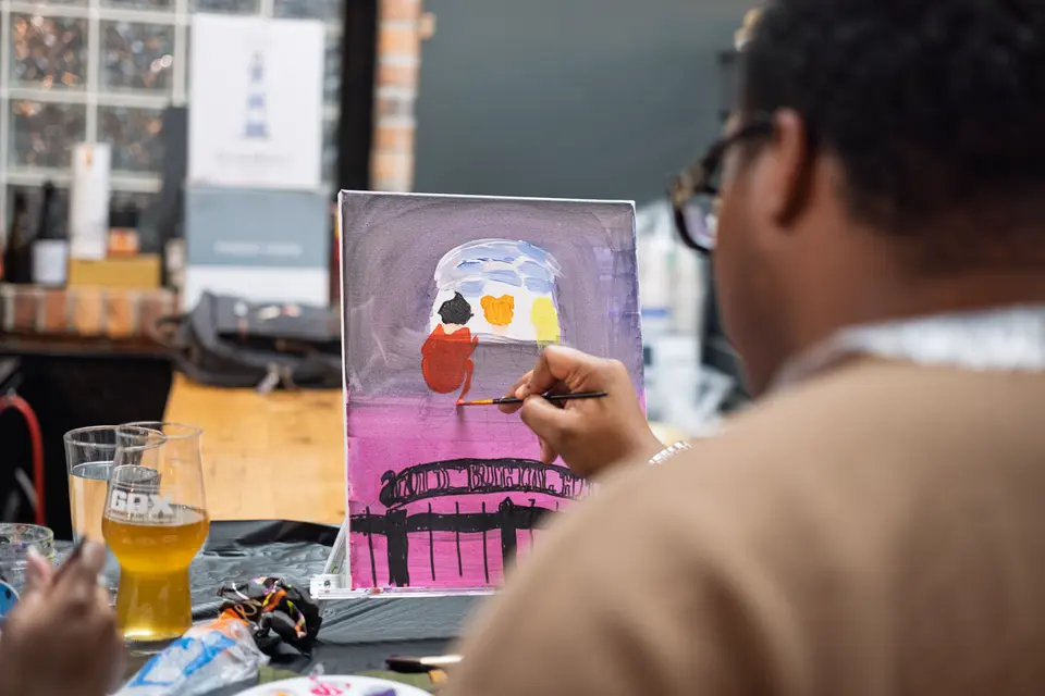 Photo 83 of 126, painting Hocus Pocus at Greenville Beer Exchange