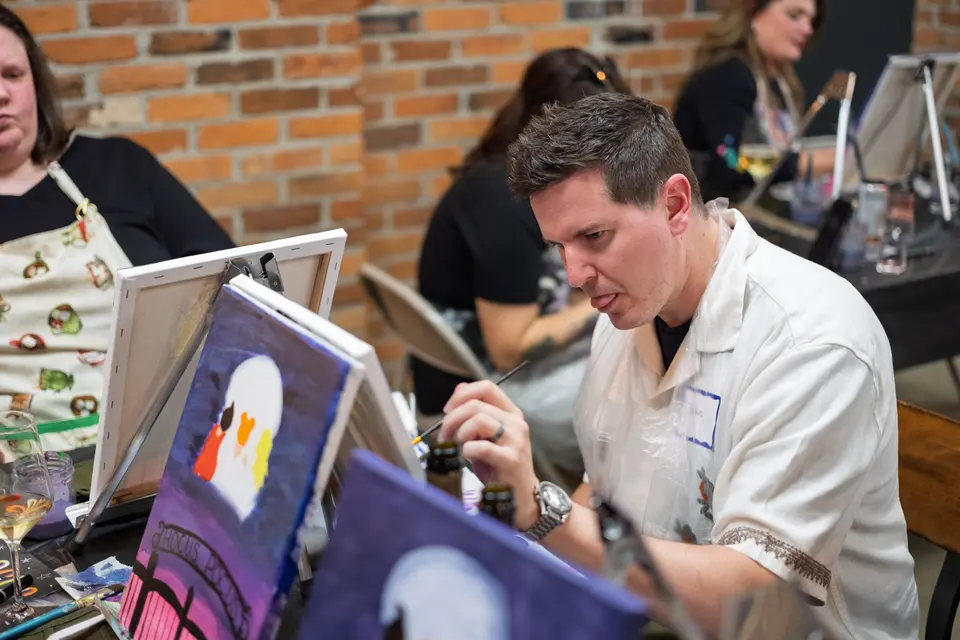 Photo 87 of 126, painting Hocus Pocus at Greenville Beer Exchange