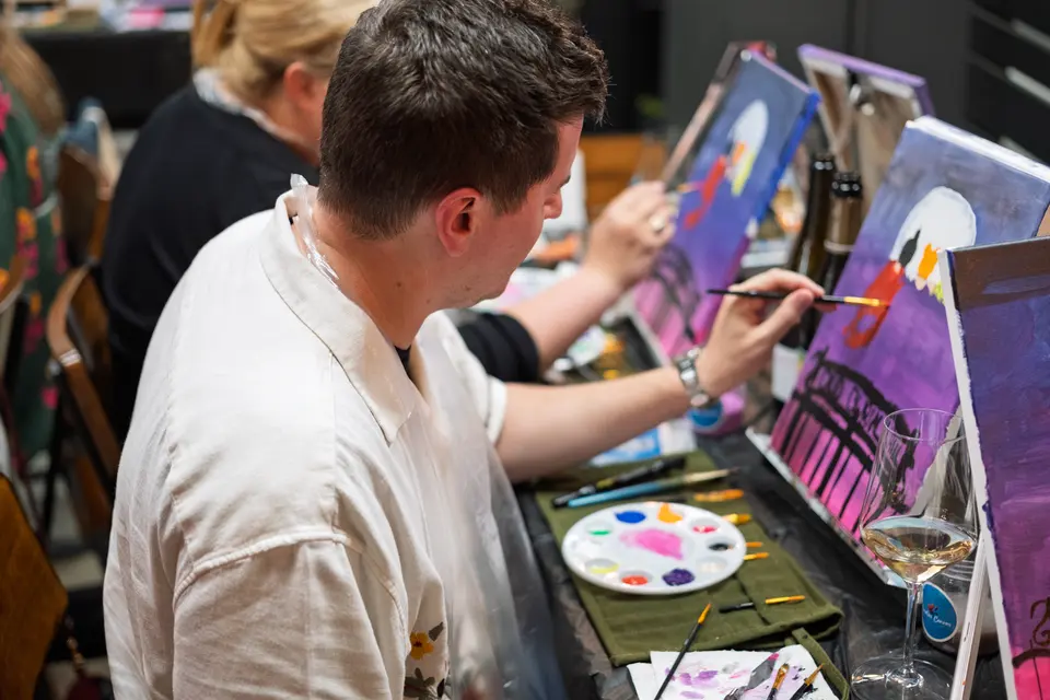Photo 90 of 126, painting Hocus Pocus at Greenville Beer Exchange