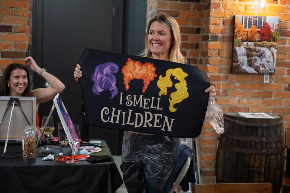 Photo 100 of 126, painting Hocus Pocus at Greenville Beer Exchange