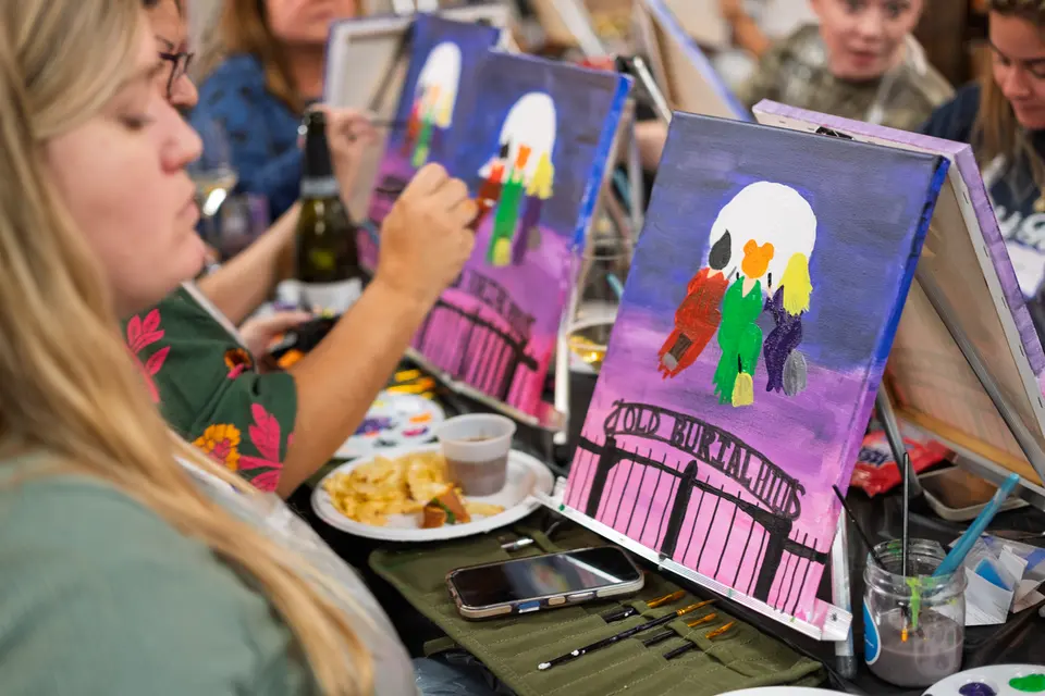 Photo 103 of 126, painting Hocus Pocus at Greenville Beer Exchange