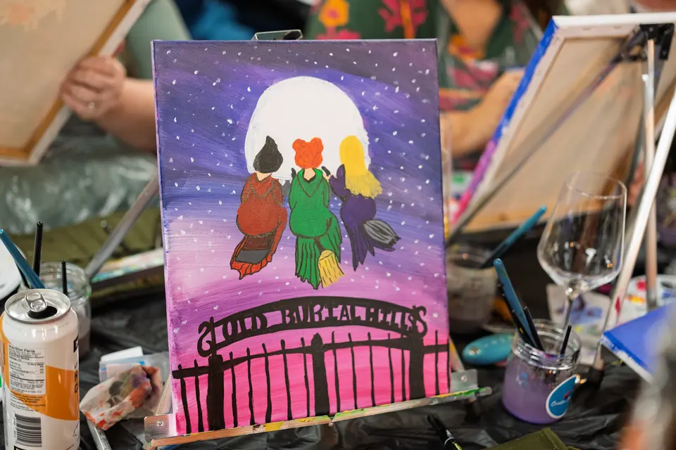 Photo 115 of 126, painting Hocus Pocus at Greenville Beer Exchange