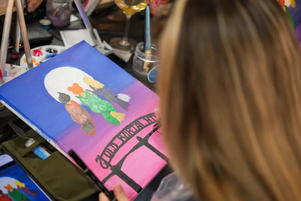 Photo 116 of 126, painting Hocus Pocus at Greenville Beer Exchange