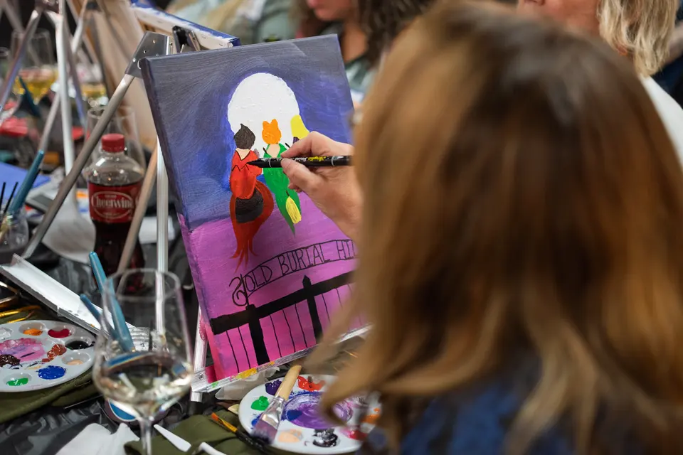 Photo 121 of 126, painting Hocus Pocus at Greenville Beer Exchange