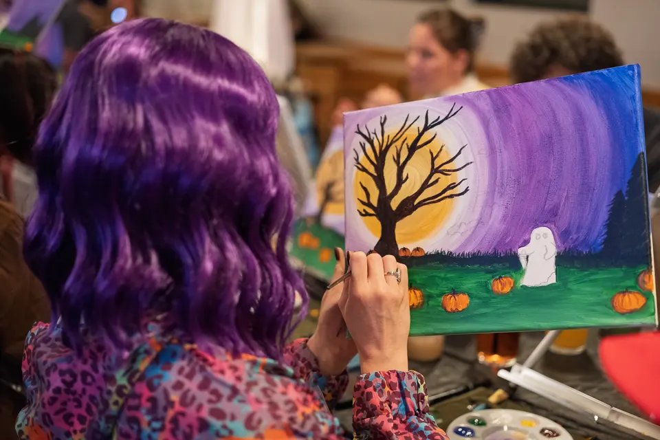 Photo 46 of 65, painting Pumpkin Hunting at Other Lands