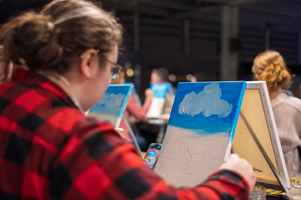 Photo 5 of 88, painting Fall at the Falls at Gather GVL