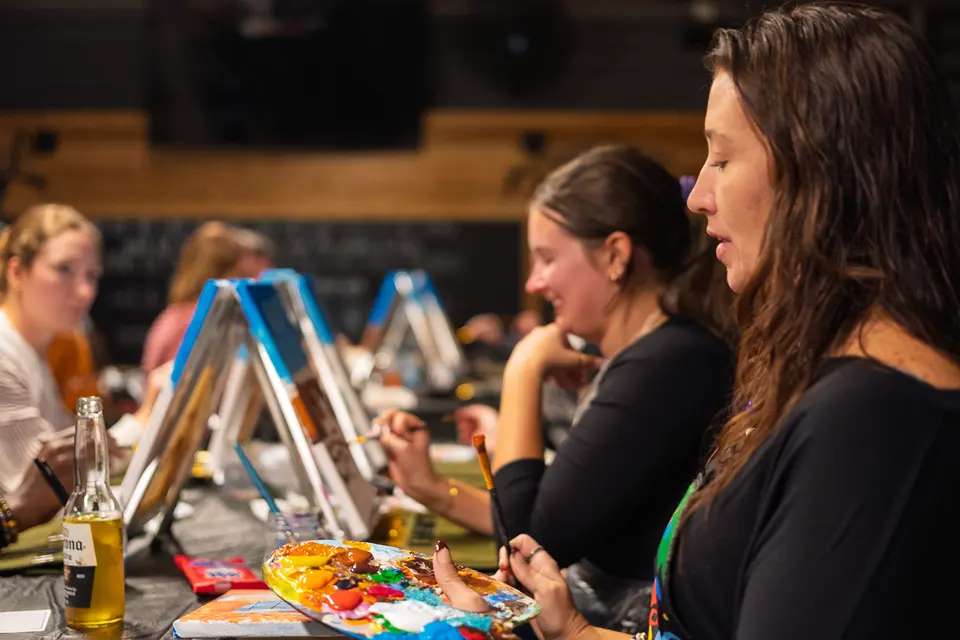 Photo 20 of 88, painting Fall at the Falls at Gather GVL