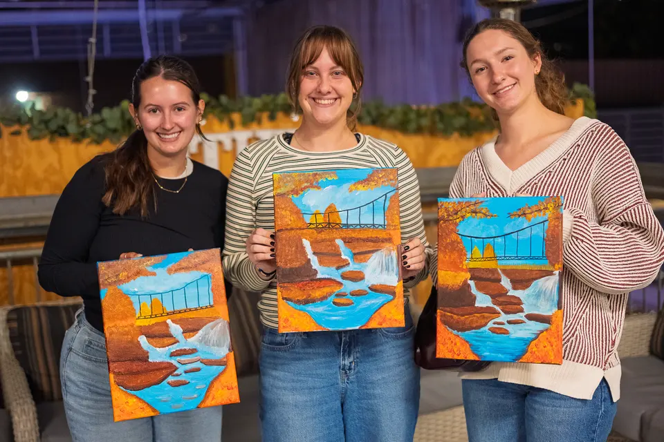Photo 86 of 88, painting Fall at the Falls at Gather GVL