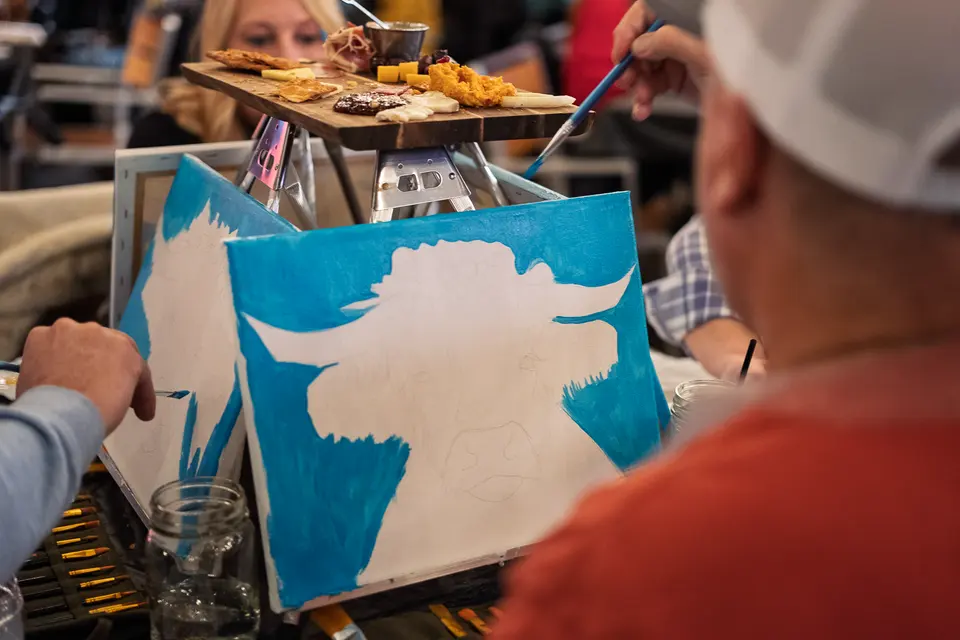 Photo 5 of 93, painting Highland Bull at Stubborn Mule Restaurant & Brewery