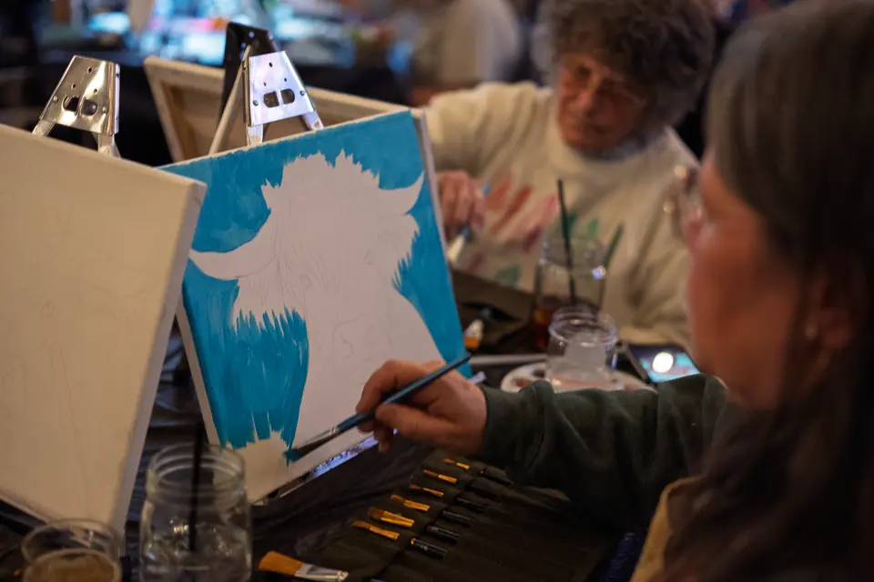 Photo 6 of 93, painting Highland Bull at Stubborn Mule Restaurant & Brewery