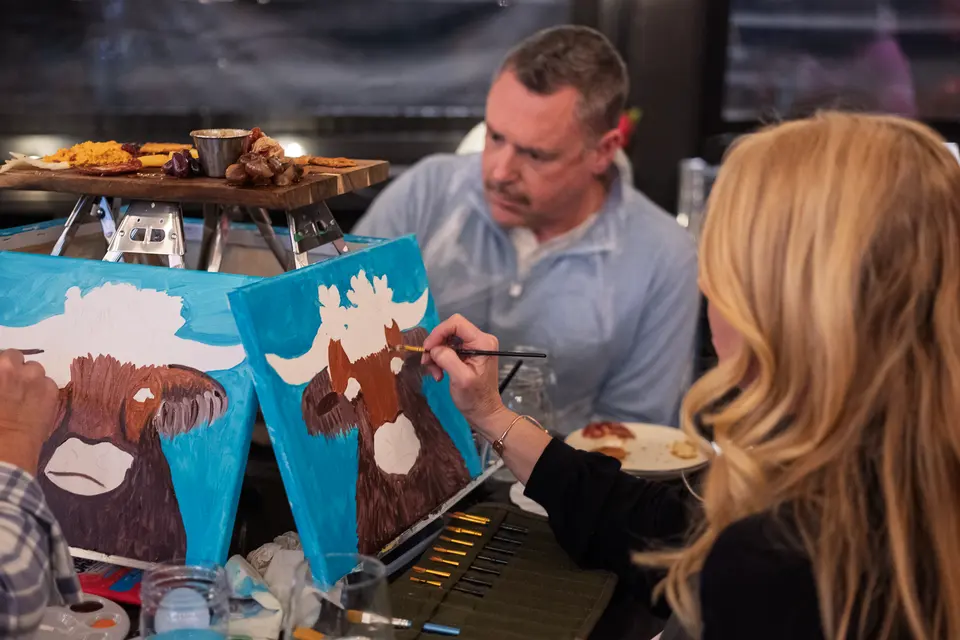 Photo 21 of 93, painting Highland Bull at Stubborn Mule Restaurant & Brewery