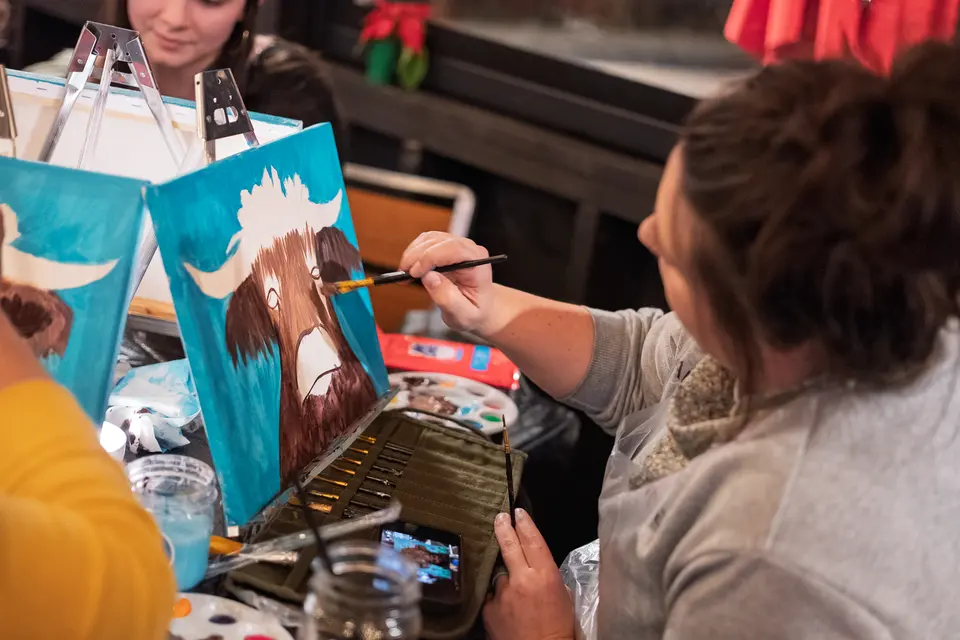 Photo 23 of 93, painting Highland Bull at Stubborn Mule Restaurant & Brewery