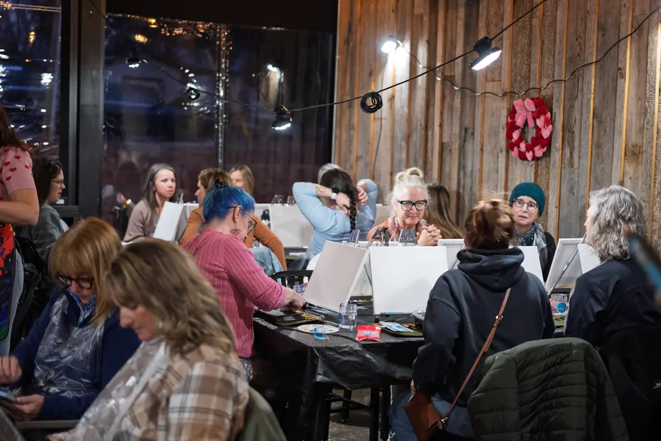 Photo 1 of 92, painting Sassy Chicks at Stubborn Mule Restaurant & Brewery