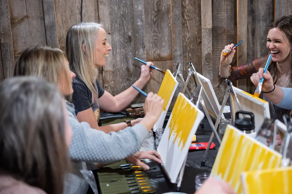 Photo 3 of 92, painting Sassy Chicks at Stubborn Mule Restaurant & Brewery