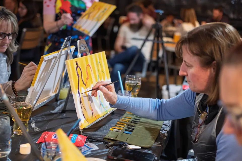 Photo 12 of 92, painting Sassy Chicks at Stubborn Mule Restaurant & Brewery