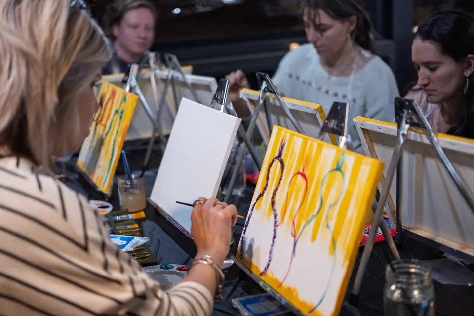 Photo 13 of 92, painting Sassy Chicks at Stubborn Mule Restaurant & Brewery