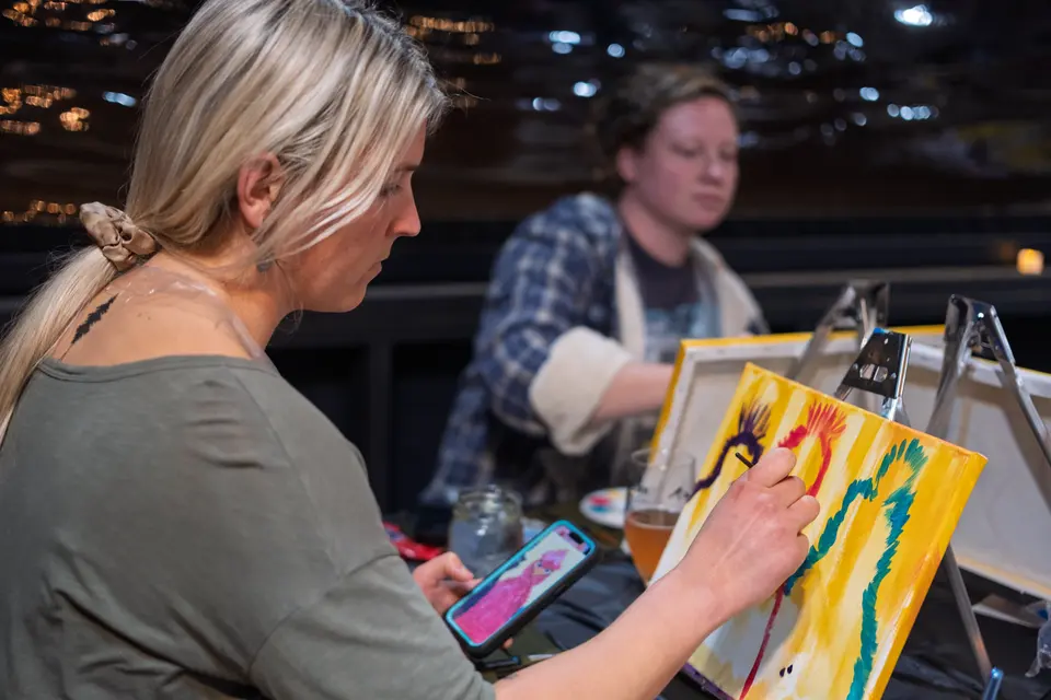 Photo 14 of 92, painting Sassy Chicks at Stubborn Mule Restaurant & Brewery