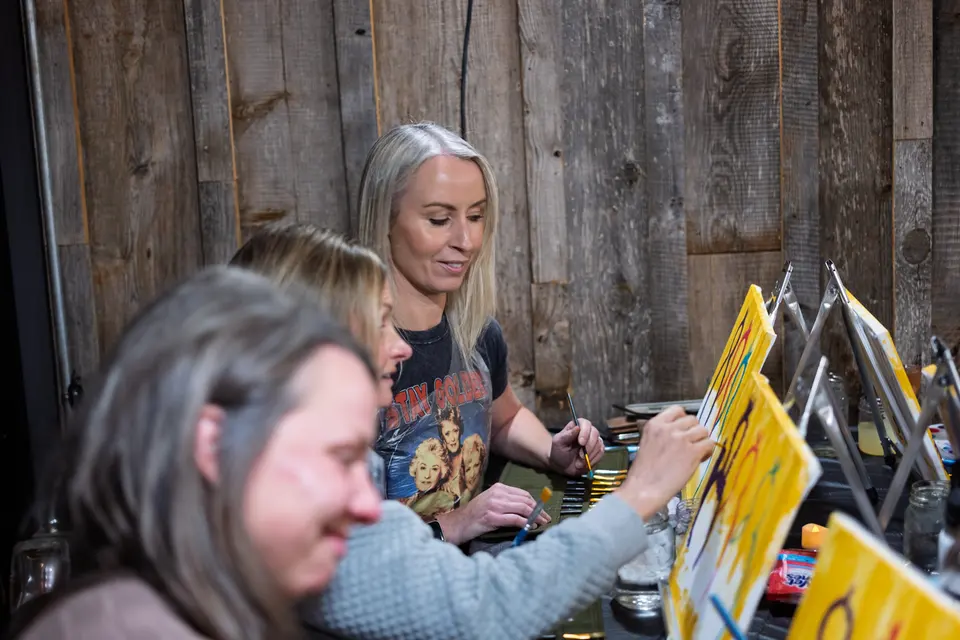 Photo 16 of 92, painting Sassy Chicks at Stubborn Mule Restaurant & Brewery