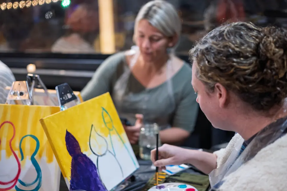 Photo 17 of 92, painting Sassy Chicks at Stubborn Mule Restaurant & Brewery