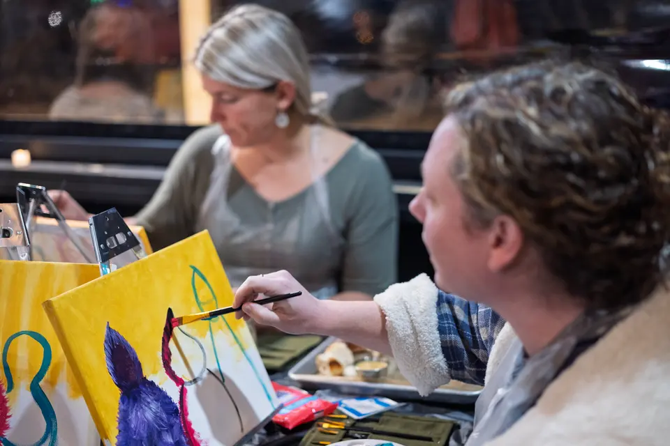 Photo 24 of 92, painting Sassy Chicks at Stubborn Mule Restaurant & Brewery