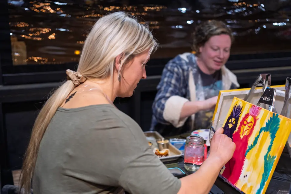 Photo 25 of 92, painting Sassy Chicks at Stubborn Mule Restaurant & Brewery