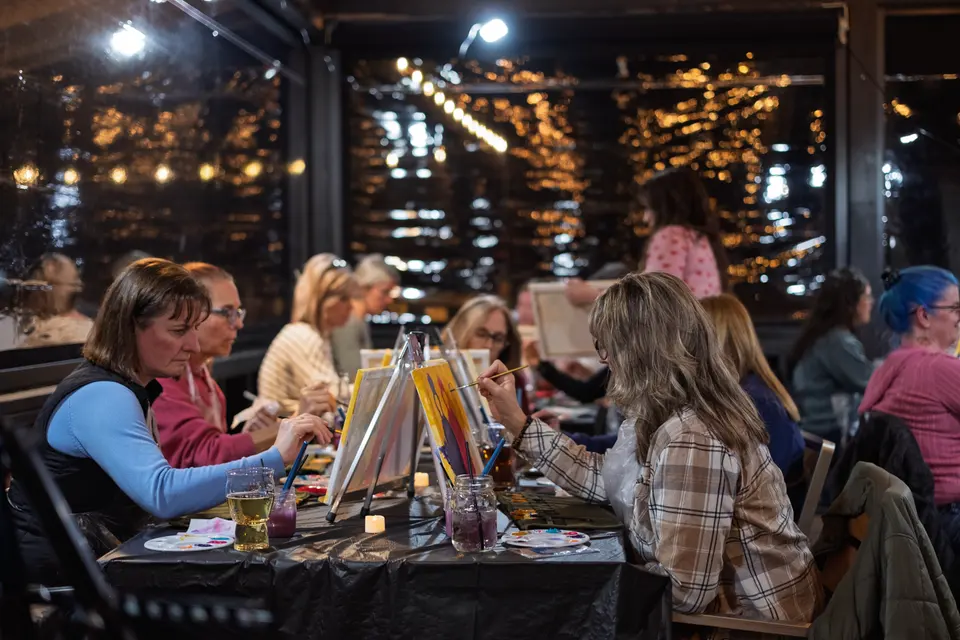 Photo 26 of 92, painting Sassy Chicks at Stubborn Mule Restaurant & Brewery