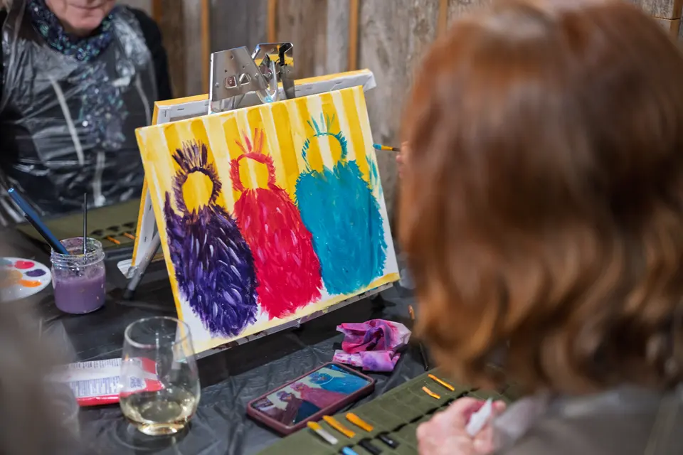 Photo 29 of 92, painting Sassy Chicks at Stubborn Mule Restaurant & Brewery