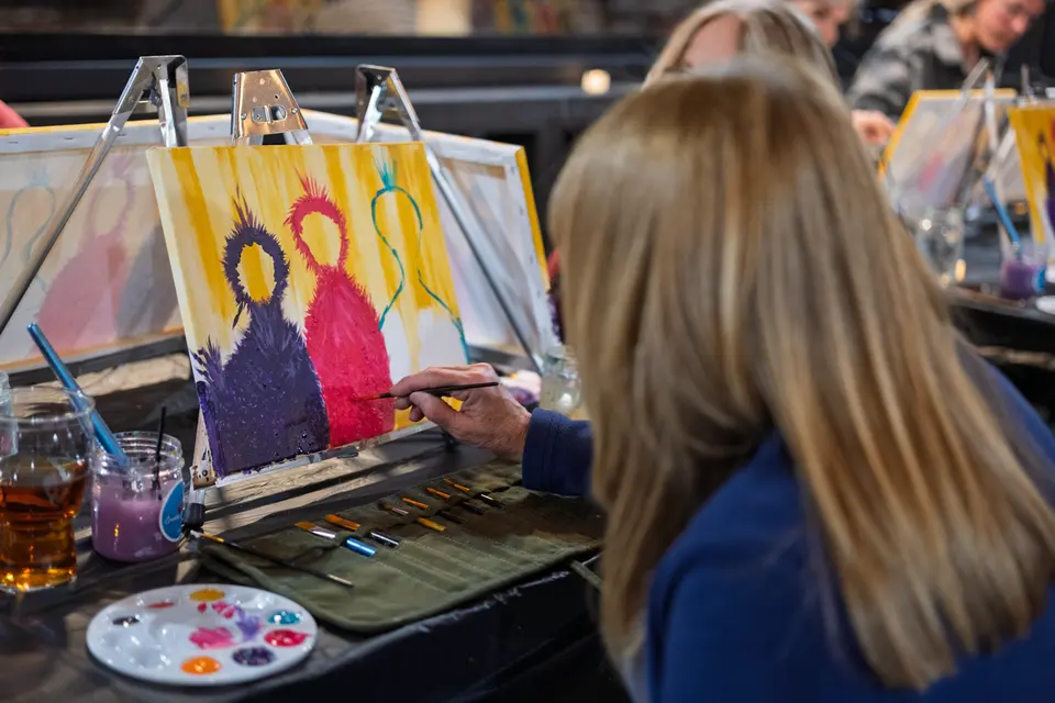 Photo 30 of 92, painting Sassy Chicks at Stubborn Mule Restaurant & Brewery